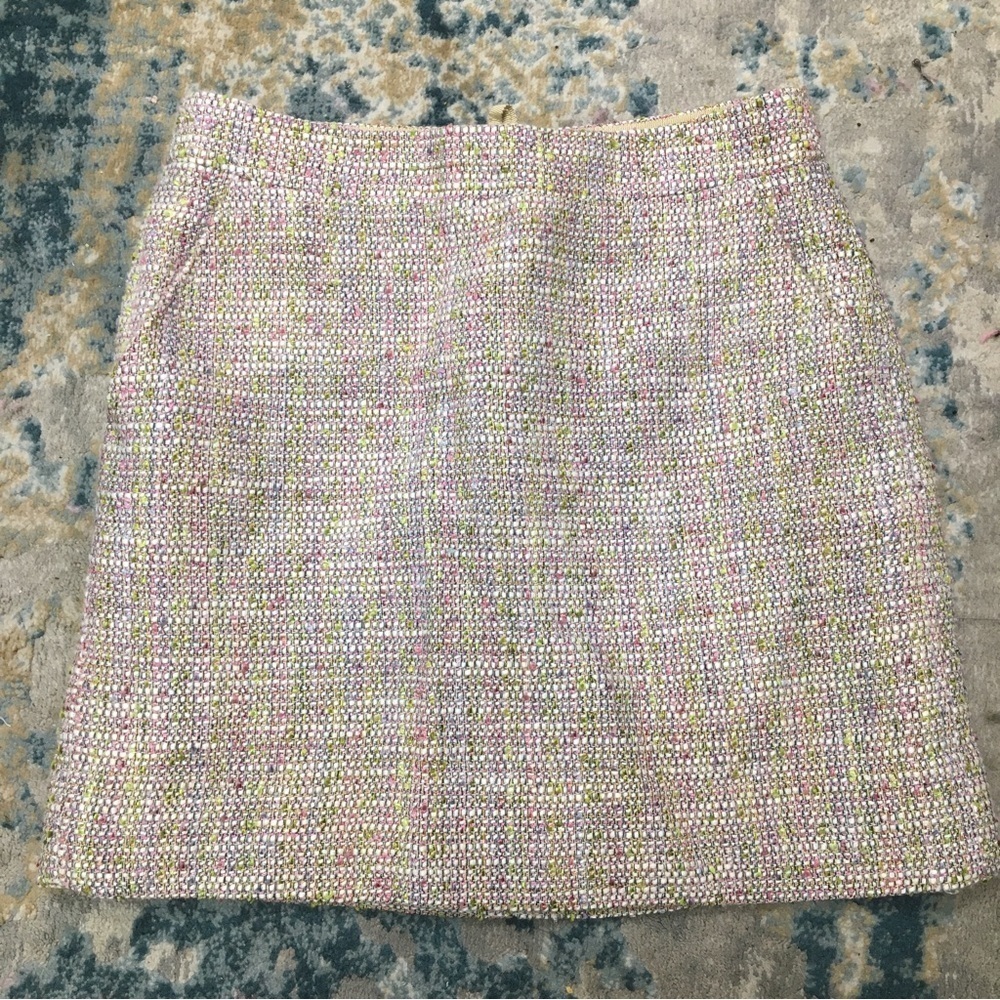 NWOT J.CREW Women Multi-Color Tweed Skirt Size 00​​